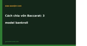 Cách chia vốn Baccarat