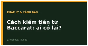 Cách kiếm tiền từ Baccarat